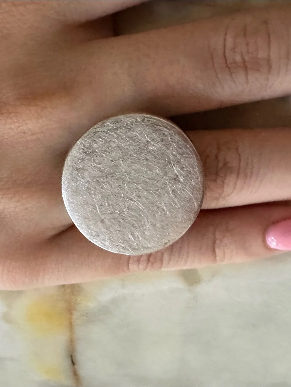 925 Sterling Silver minimal round